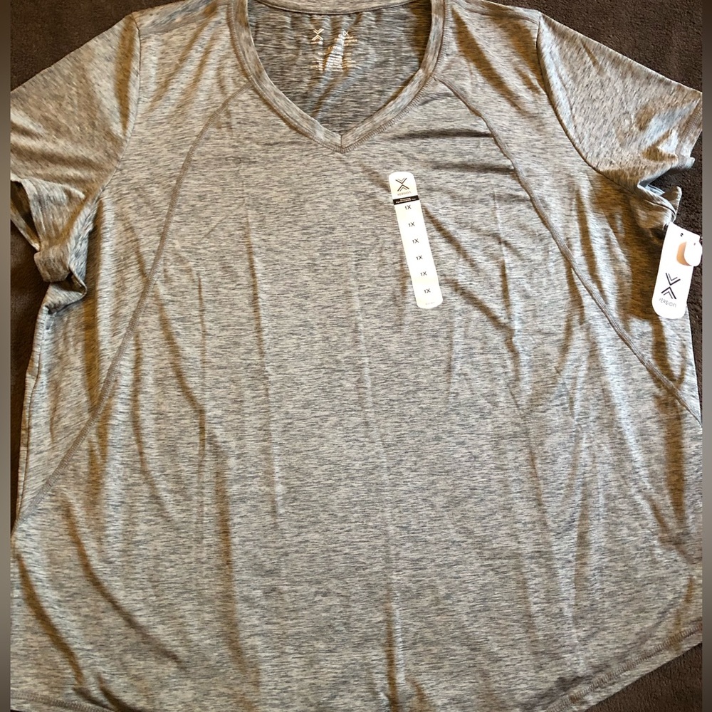 Heather Gray Performance Tee